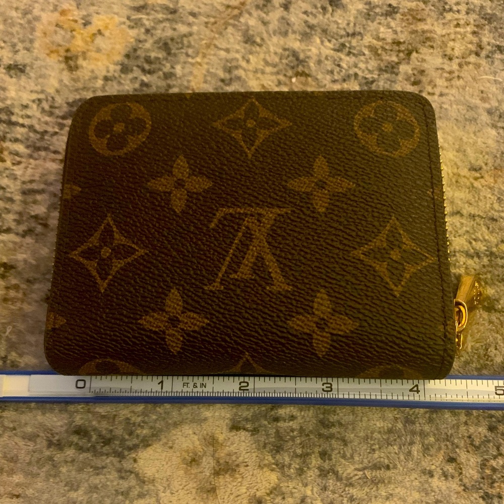 Brown Monogram Zip Wallet